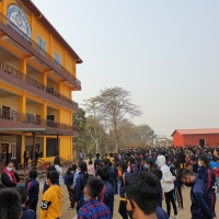 Clean, Beautiful and Peaceful school premises (School has its own high-tech and quake-resistant building in a very peaceful area)