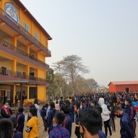 Clean, Beautiful and Peaceful school premises (School has its own high-tech and quake-resistant building in a very peaceful area)