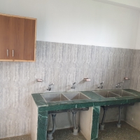 Lot of hand wash areas (There are plenty of handwash areas inside the school compound.)